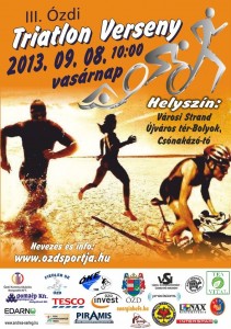 plakat triatlon 2013